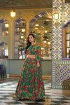 Premium Floral Print Lehenga for Women with Dramatic 12-Meter Flair