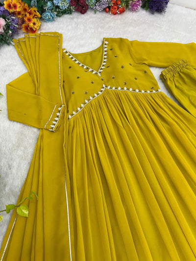 Premium Fox Georgette Gown - Trending Ethnic Wear for Women | Wedding Season