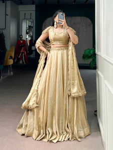 Premium Frendysilk Stitched Lehenga Choli Set - Festive Wear Collection