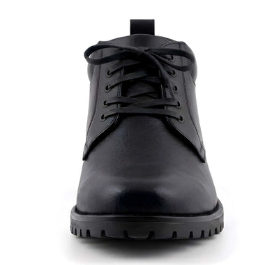 Premium Genuine Leather Safety Boots - Steel Toe & Anti-Slip for Men | Heavy Duty Workwear