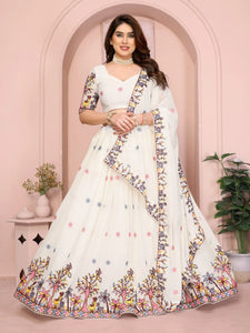 Premium Georgette Lehenga Choli - Elegant Festive Wear for Women