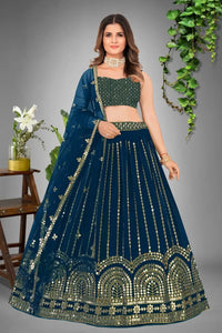 Premium Georgette Lehenga Choli - Festive Party Wear for Women