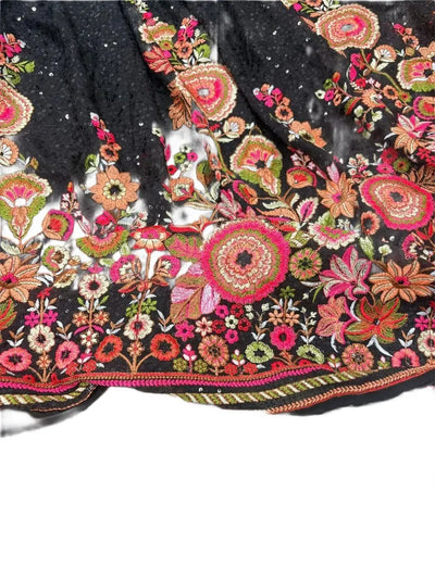 Premium Georgette Lehenga - Heavy Sequins Embroidery for Women's Wedding
