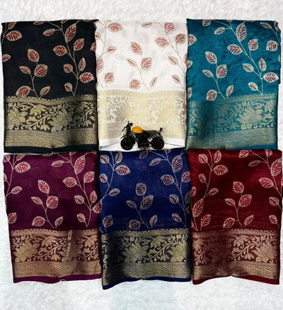 Premium Georgette Saree - Lightweight Ajrakh Print for Festive Wear