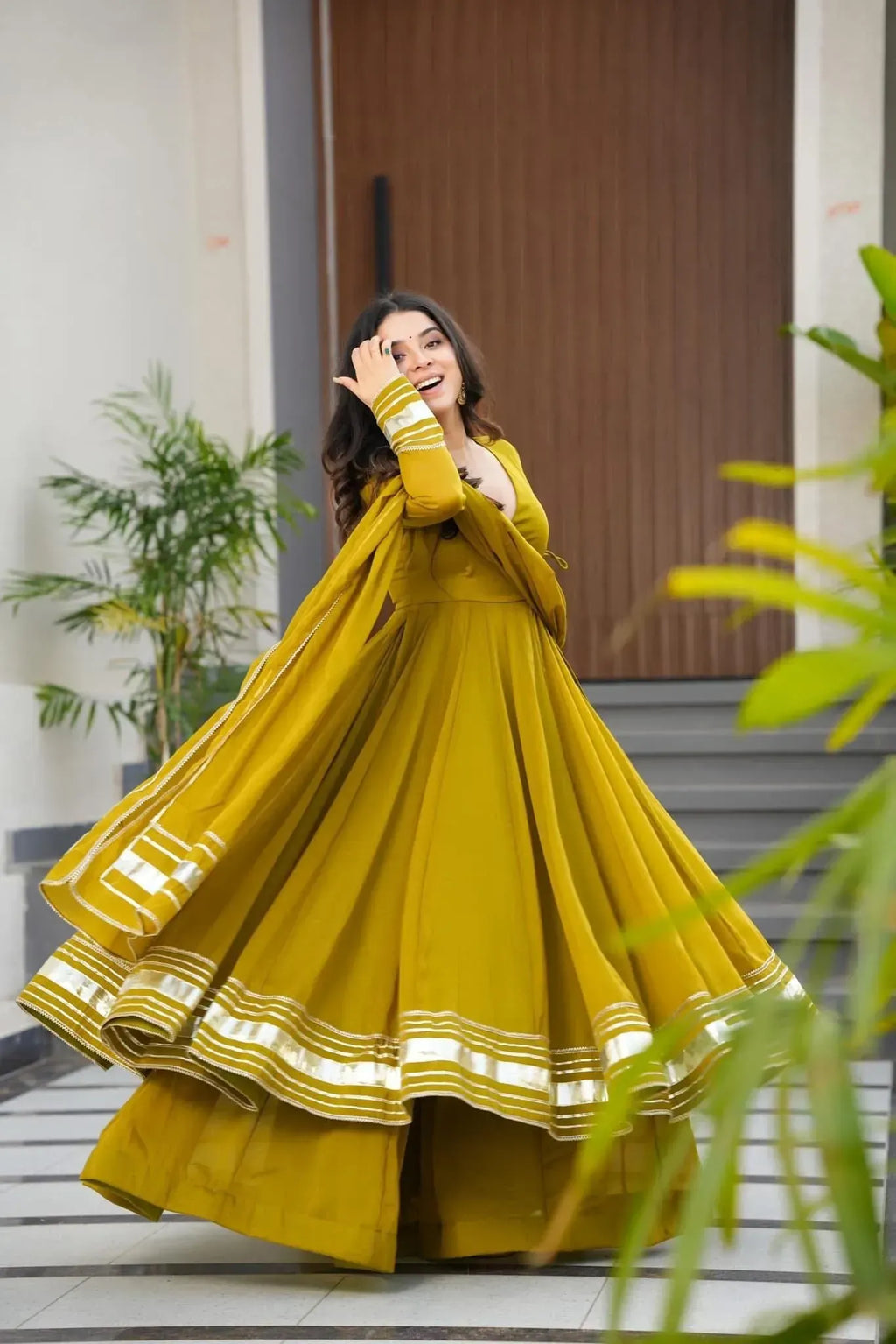 Anarkali Plazzo Set