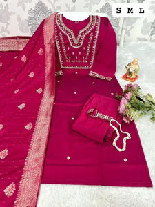 Premium Handwork Viscose Kurti Set - Elegant Festive Collection