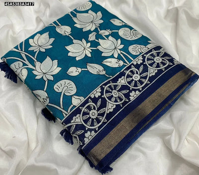 Premium Kalamakari Cotton Saree - Soft & Lightweight Daily Wear