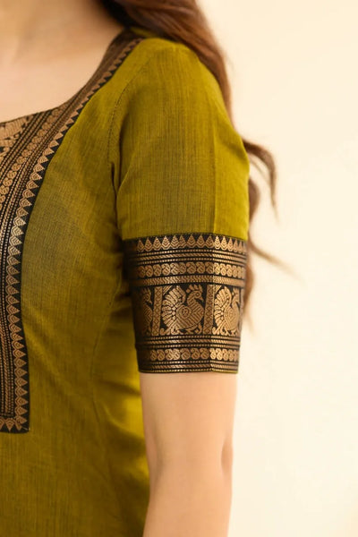 Premium Kanchi Cotton Kurta Set - Festive Wear with Dupatta | Sizes S-3XL