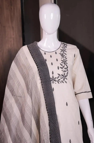 Premium Khadi Cotton Kurti Set - Elegant Festive Wear for Women