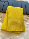 Premium Khadi Crepe Silk Saree - Zari Meenakari Weaves for Festive Celebrations