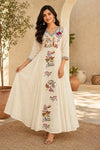 Premium Kora Cotton Gown - Designer Summer Maxi Gown for Women