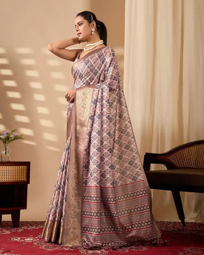 Premium Lichi Silk Saree - Elegant Festive Wear for Women