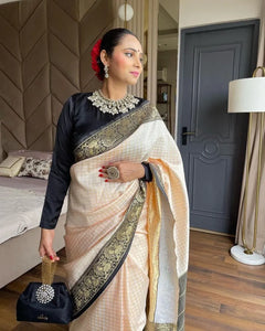 Premium Lichi Silk Saree - Elegant Festive Wear for Women