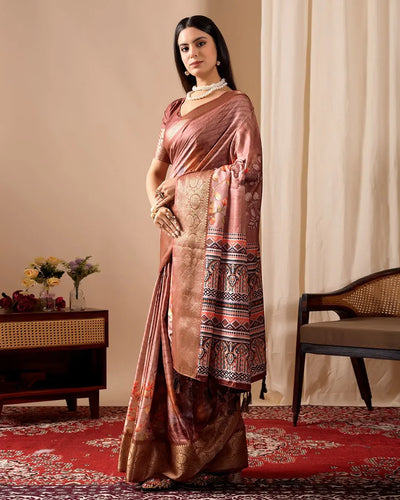 Premium Lichi Silk Saree with Elegant Patola Motifs for Festive Prep