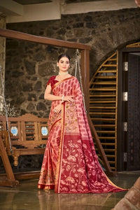 Premium Mal Cotton Saree - Elegant Daily Wear for Women