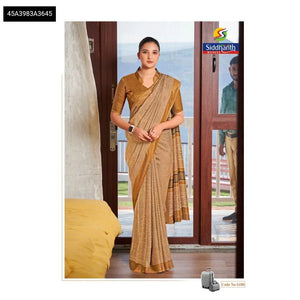 Premium Malbari Silk Saree - Elegant Uniform Wear for Women