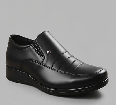 Premium Men's Formal Shoes - Faux Leather Comfort for Office & Business