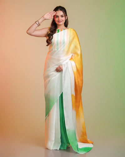 Premium Modal Silk Saree - Elegant Digital Print Festive Wear for Women