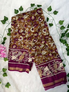 Premium Mulmul Cotton Saree - Ultra Soft Lightweight Festive Wear for Women