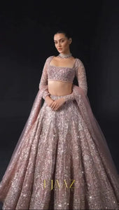 Premium Net Lehenga Choli - Heavy Sequins & 3m Flair for Wedding Wear