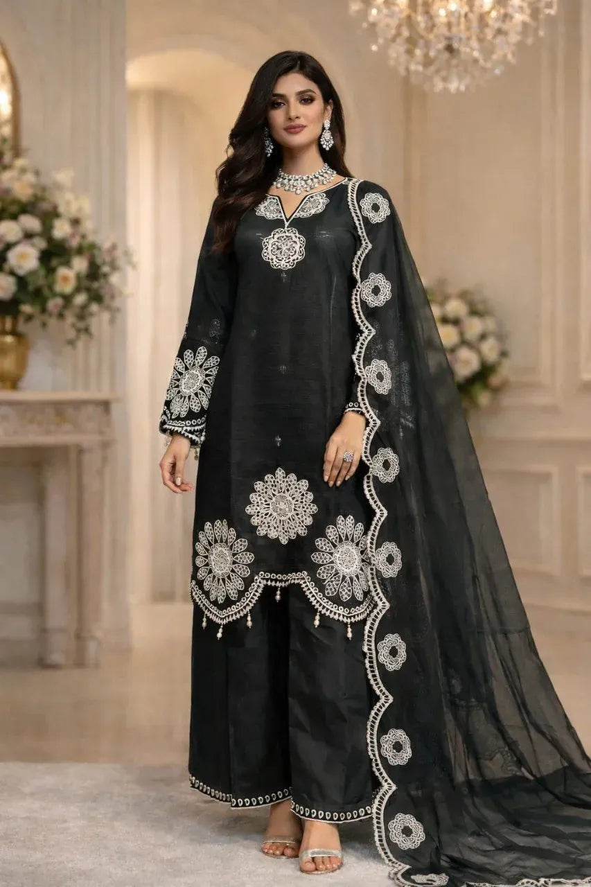 Premium Pakistani Cutwork Suit - Ready-Made Festive Wear – TREND BUY