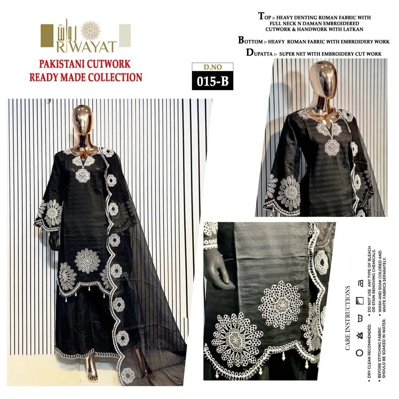 Premium Pakistani Cutwork Suit - Ready-Made Festive Wear – TREND BUY
