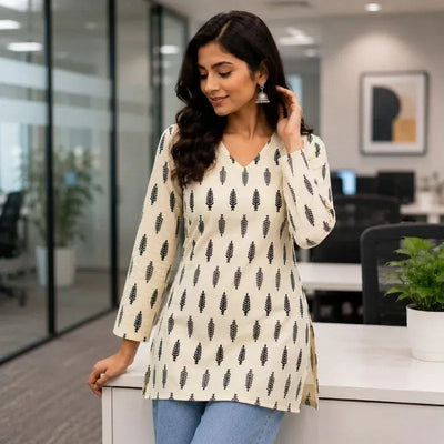Premium Pure Cotton Kurti - Breathable Daily Wear Collection for Women
