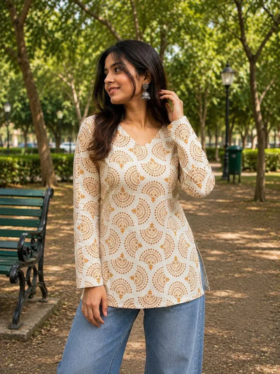 Premium Pure Cotton Kurti - Breathable Daily Wear for Women