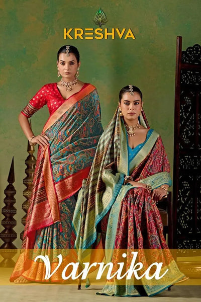 Premium PV Silk Saree with Viscose Weaving Border - Elegant Festive Wear for Women