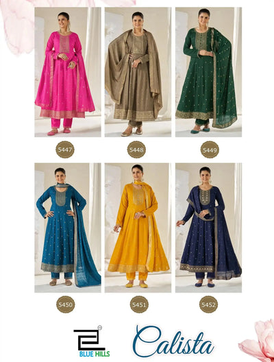 Premium Rayon Anarkali Suit Set with Muslin Dupatta - Festive Wear for Women