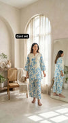 Premium Rayon Floral Coord Set - Breathable Digital Print Festive Wear for Women