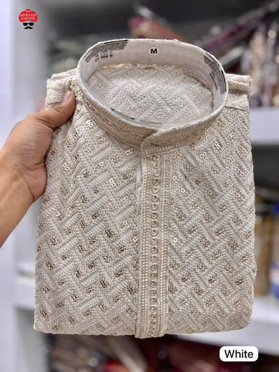 Premium Rayon Kurta Pyjama Set - Designer Festive Wear for Men