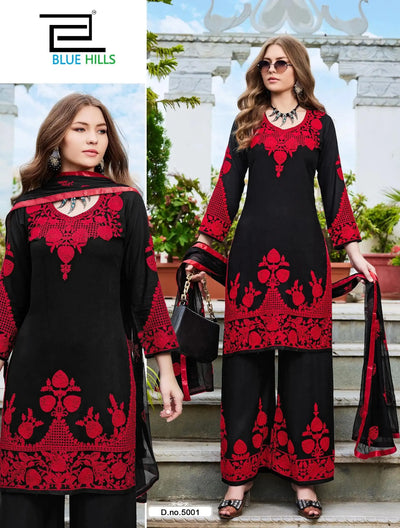 Premium Rayon Kurti Palazzo Set with Chain Stitch Work - Festive Wear for Women