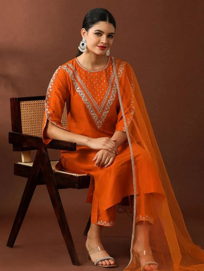 Premium Roman Silk Salwar Suit - Elegant Festive Wear Set