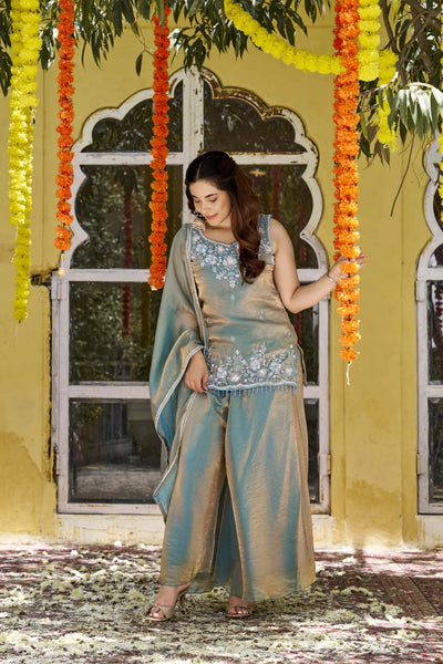 Premium Satin Kurti Set - Designer Festive Wear with Dupatta | Sizes S-XXL