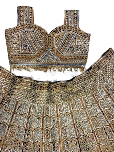 Premium Silk Bridal Lehenga with Heavy Sequins Embroidery for Women