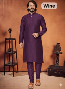 Premium Silk Kurta Pyjama - Elegant Party & Festive Wear for Men