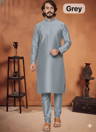 Premium Silk Kurta Pyjama - Elegant Party & Festive Wear for Men