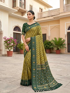 Premium Silk Patola Saree with Elegant Zari Weaving for Festive Women
