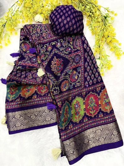 Premium Soft Crepe Silk Saree - Lightweight Designer Ethnic Wear for Women
