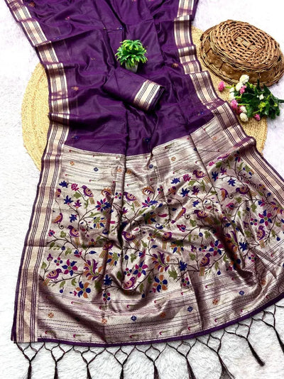 Premium Soft Khadi Silk Saree - Kalamkari Weaving for Women