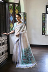 Premium Soft Muga Cotton Warli Saree - Elegant for Festive Wear