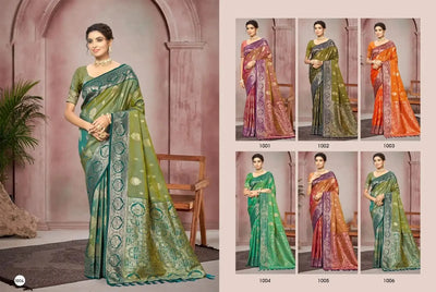 Premium Soft Silk Saree - Elegant Festive Wear with Unstitched Blouse for Women