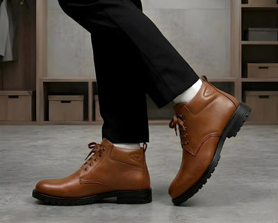 Premium Steel Toe Industrial Safety Boots - Heavy-Duty for Men
