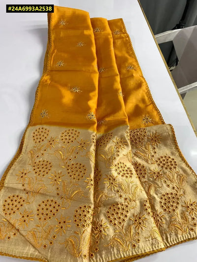 Premium Tussar Silk Saree - Elegant Festive Wear for Women
