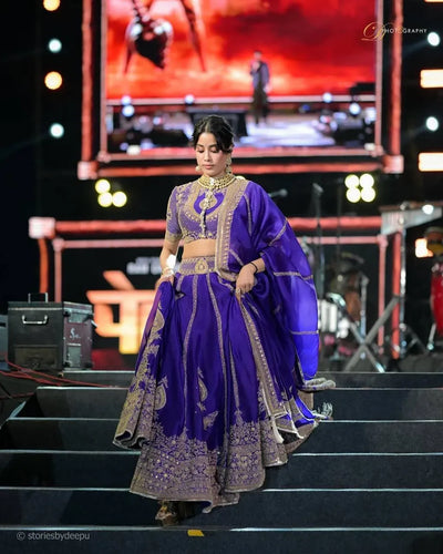 Premium Vichitra Silk Lehenga Choli with Heavy Embroidery for Festive Prep