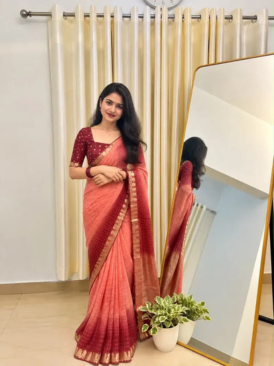 Premium Viscose Georgette Saree - Designer Festive Wear for Women