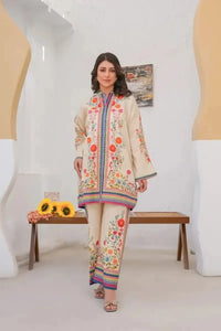 Premium Viscose Rayon Printed Co-ord Set - Breathable Comfort for Festive Prep