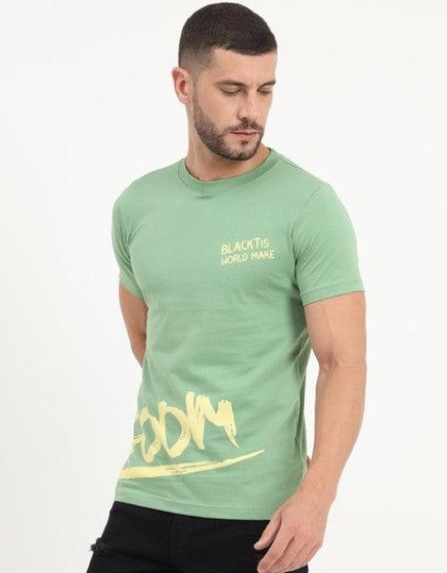 Print Crew-Neck T-shirt - TREND BUY