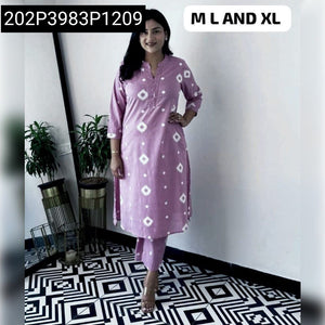 Printed Cotton Co-ord Set for Women | Everyday Traditional Wear